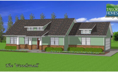 The Woodsmall Craftsman Style Home for Taylor Homes