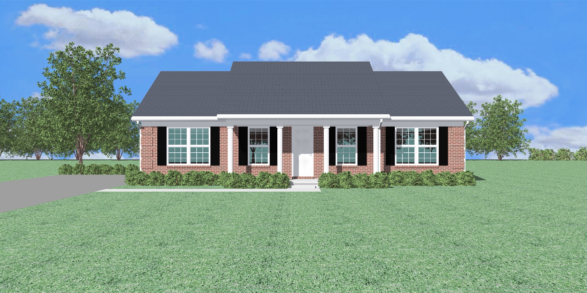 Tennessee One Story Home Designs Lance 1