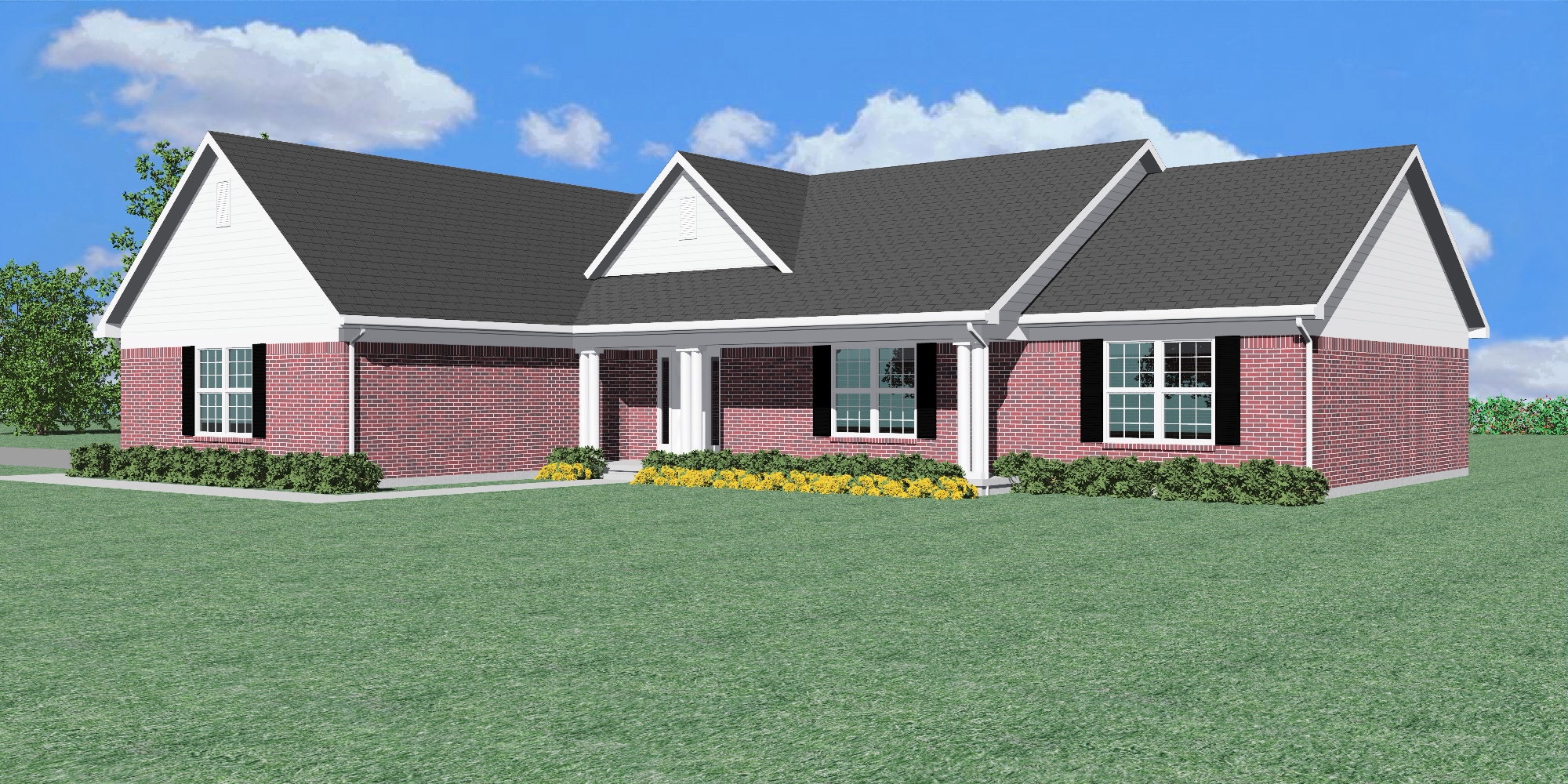 Tennessee One Story Home Designs Windham