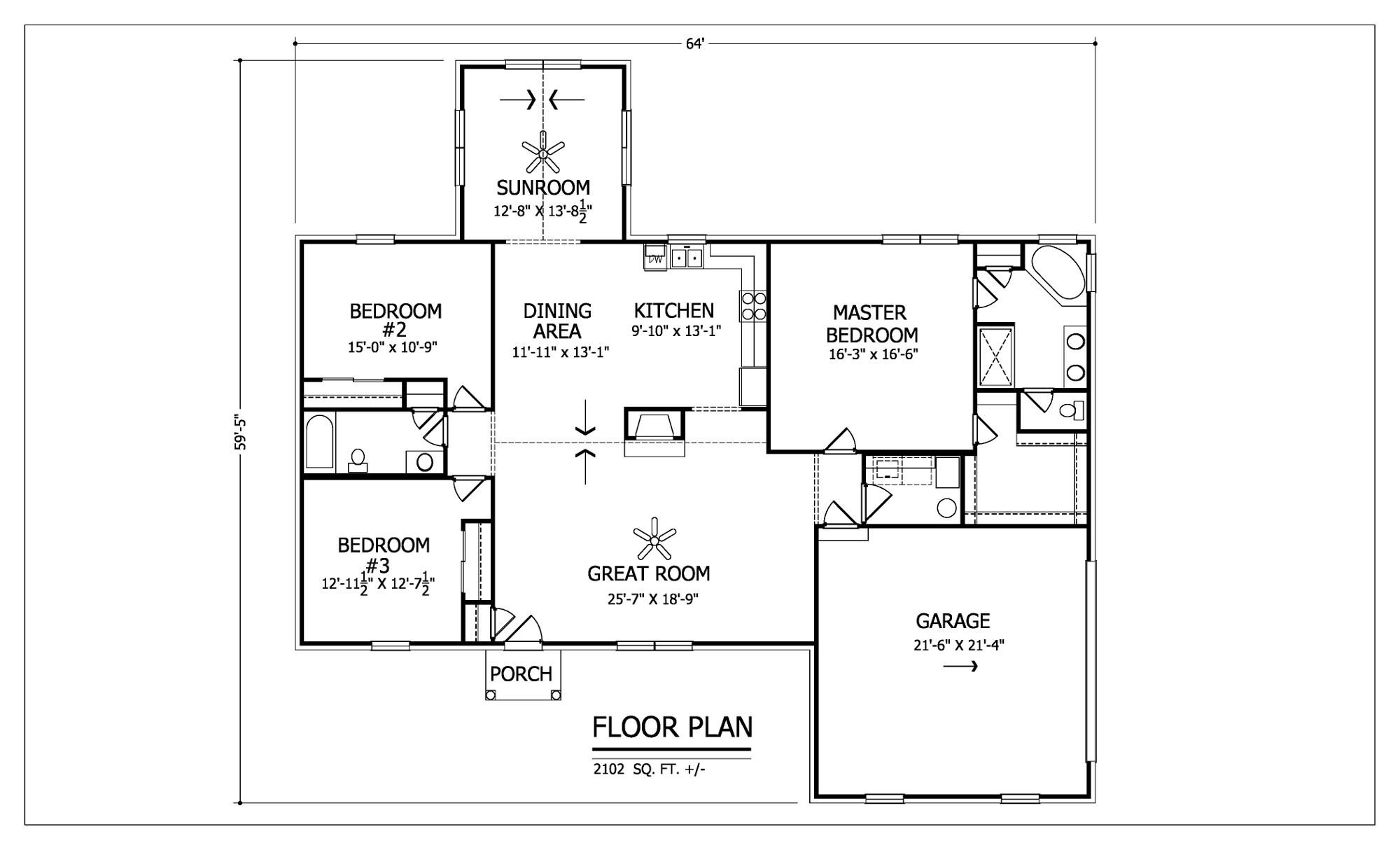 Featured Home Design | The Brooke 210 Brooke Floor1