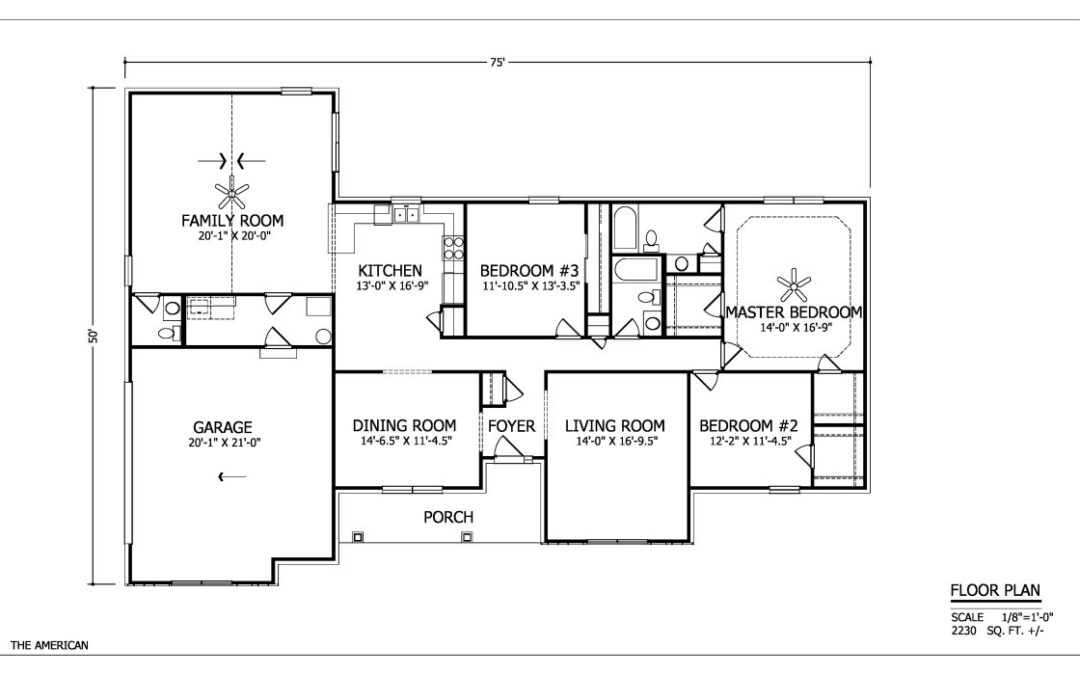 Featured Home Design – The American – Contemporary Series