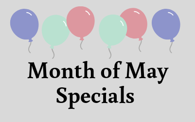 May your month of May be filled with specials!