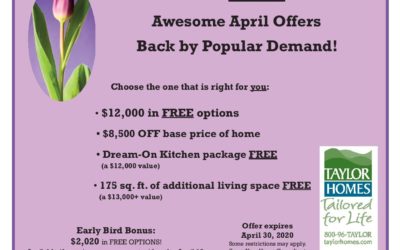 Awesome April Offers | April 2020 Specials