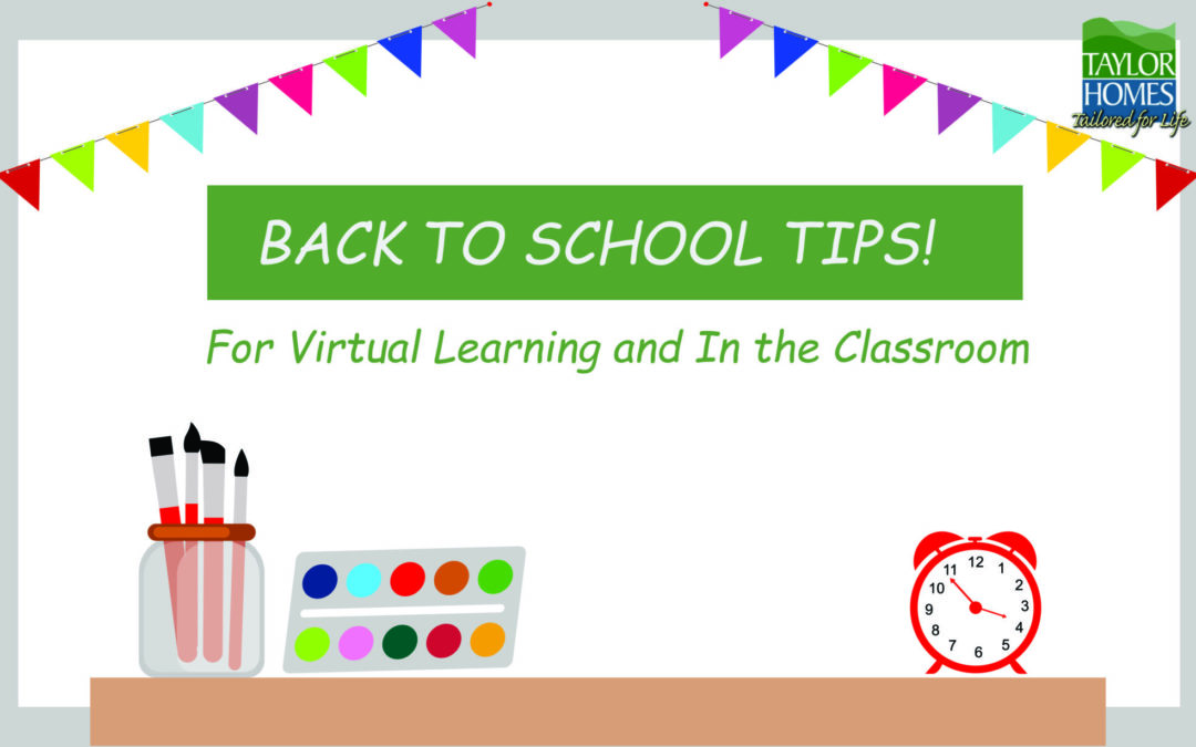 Back to School Tips for Virtual and Classroom Learning