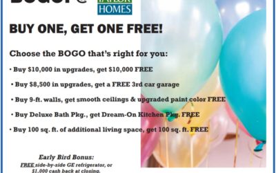 BOGO August Deals | August 2020 Specials | Taylor Homes