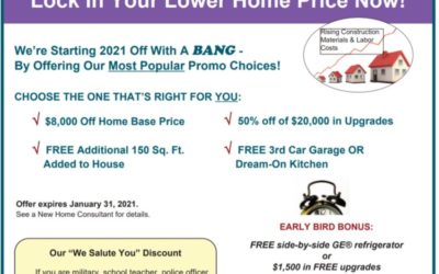 January 2021 Specials | Taylor Homes