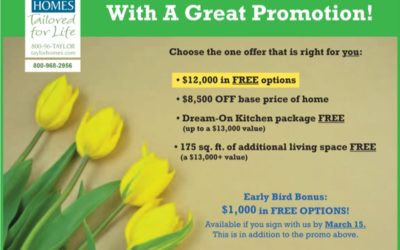 March 2021 Specials | Taylor Homes