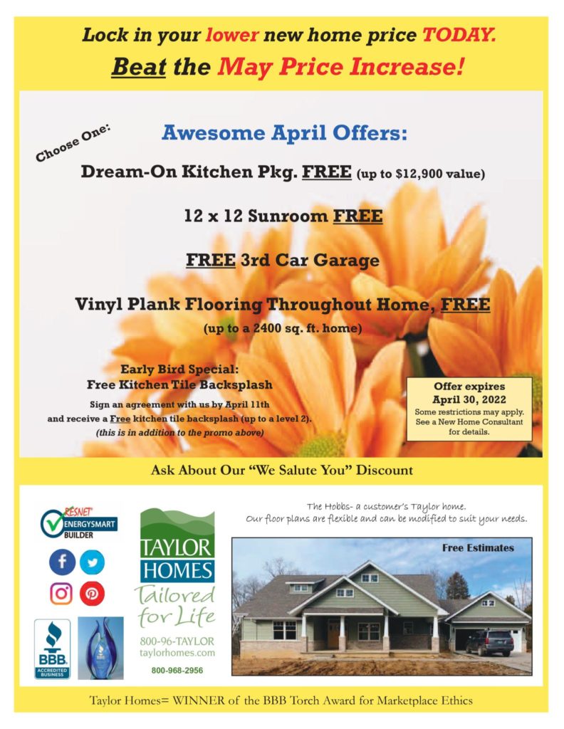 April 2022 Promotion | Taylor Homes 0001 1