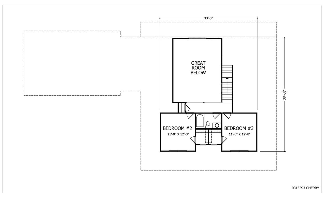 035393 Cherry Second Floor Customized Peercy 15393 035393 Cherry Second Floor