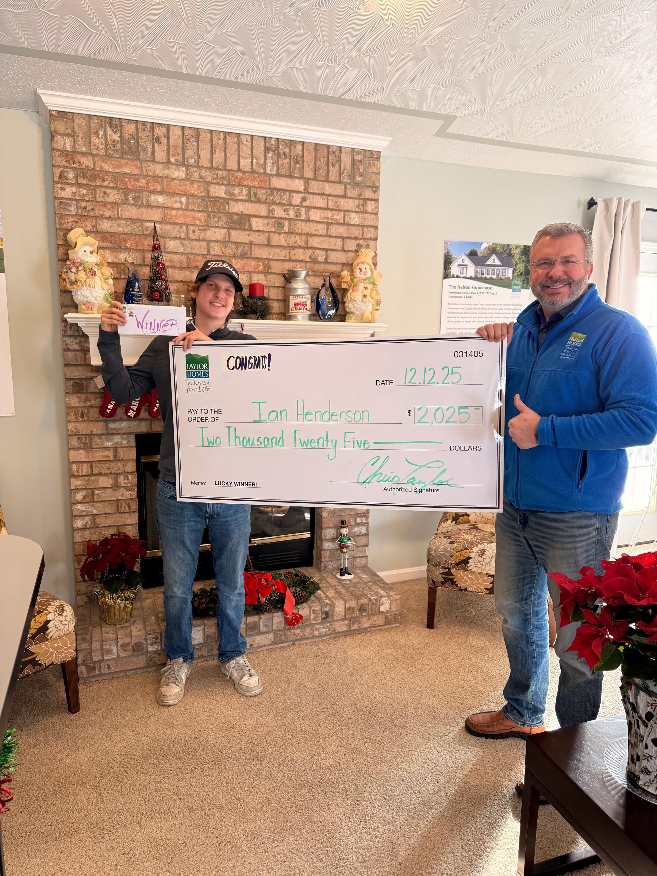 Winner Of 1K Drawing Dec. 2020