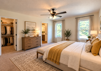 The Waverly: A Family-Friendly Ranch Home Built To Grow With You Sacco Waverly Primary Bedroom Ai